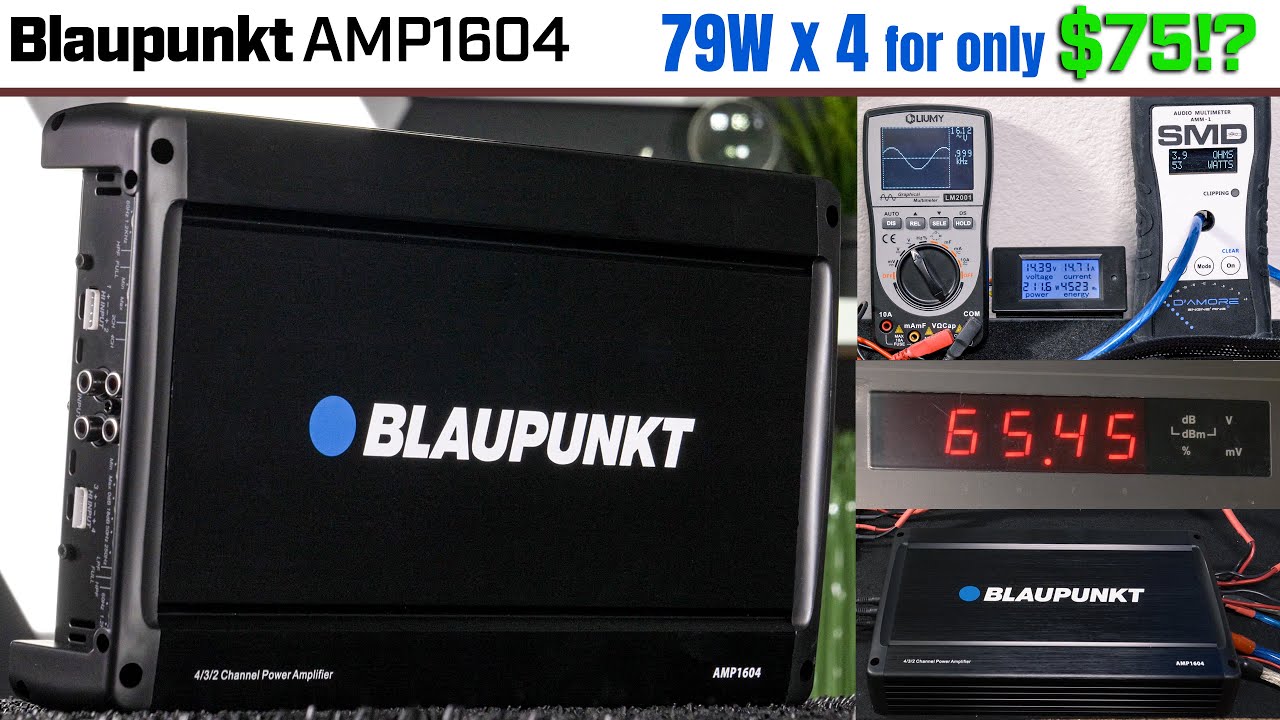 Blaupunkt AMP1604 — 79 Вт RMS x 4 на канал за 75 долларов!!!?? Узнайте...