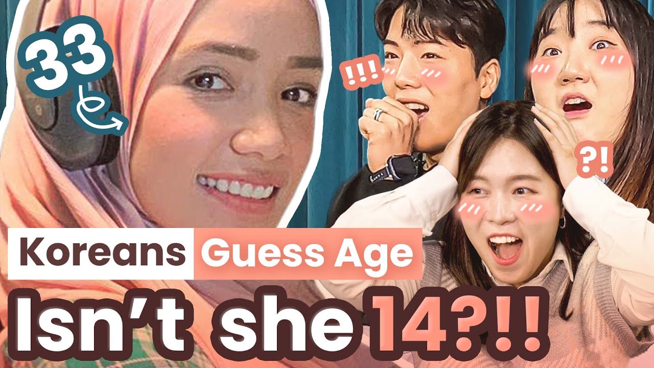 Dapatkah orang Korea teka umur selebriti Malaysia?🤔 [Reaksi orang Korea terhadap selebriti Malaysia]