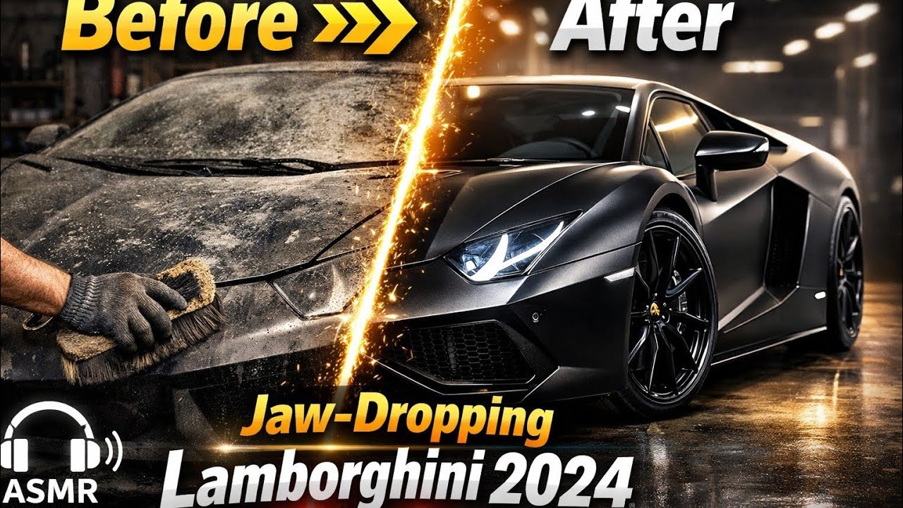 Lamborghini Restoration Transformation – Jaw‑Dropping Results!