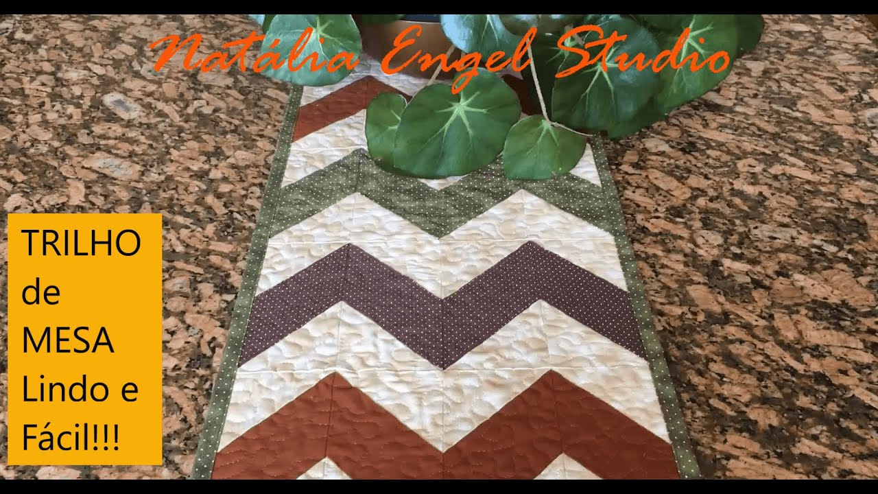 Esse TRILHO de MESA em PATCHWORK é Super Fácil e Super Bonito😍 INICIANTES vão amar!