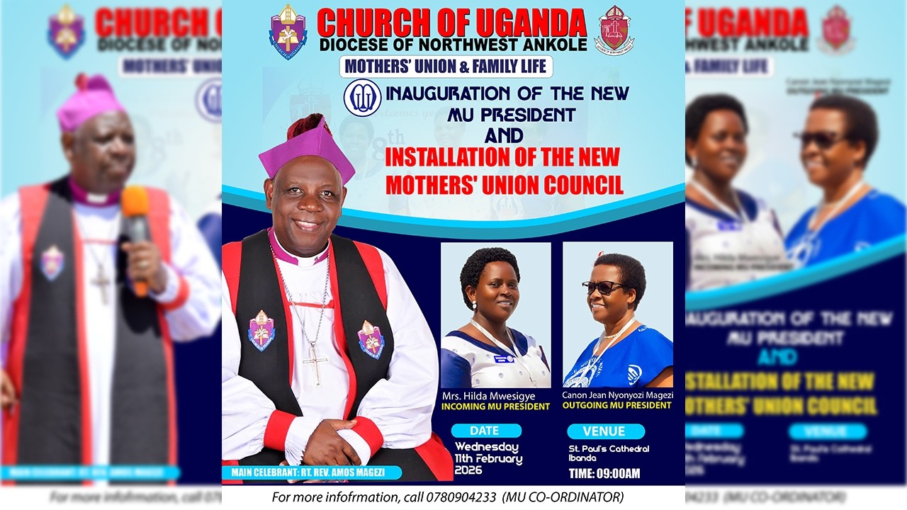 Inauguration and Installation of the New Mothers' Union President and the New MU Council 11-2-2026