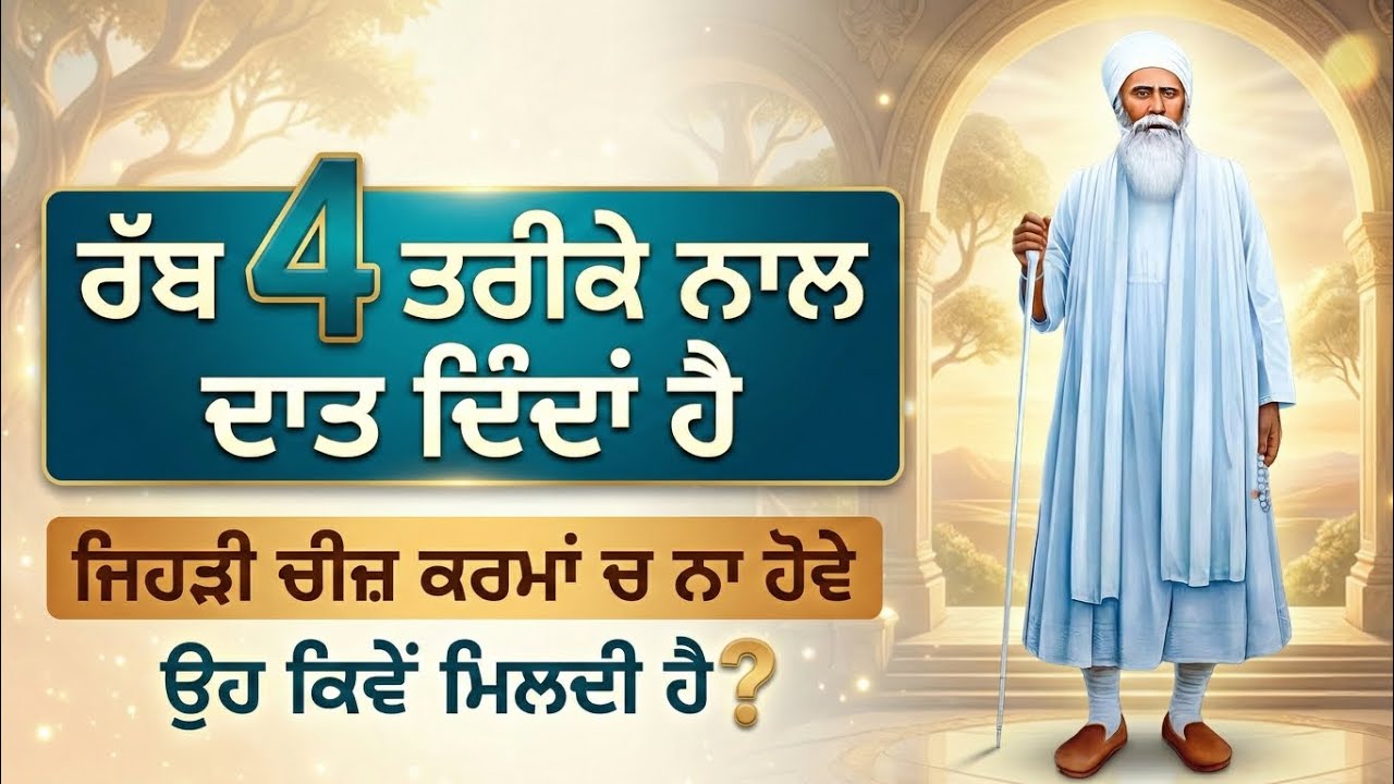 ਰੱਬ 4 ਤਰੀਕੇ ਨਾਲ ਦਾਤ ਦਿੰਦਾਂ ਹੈ ||| ਬਾਬਾ ਨੰਦ ਸਿੰਘ ਜੀ ਨੇ ਵਿਧੀ ਦੱਸੀ || ਕਰਮਾਂ ਨੂੰ ਕਿਵੇਂ ਬਦਲਿਆਂ ਜਾ ਸਕਦਾ? 