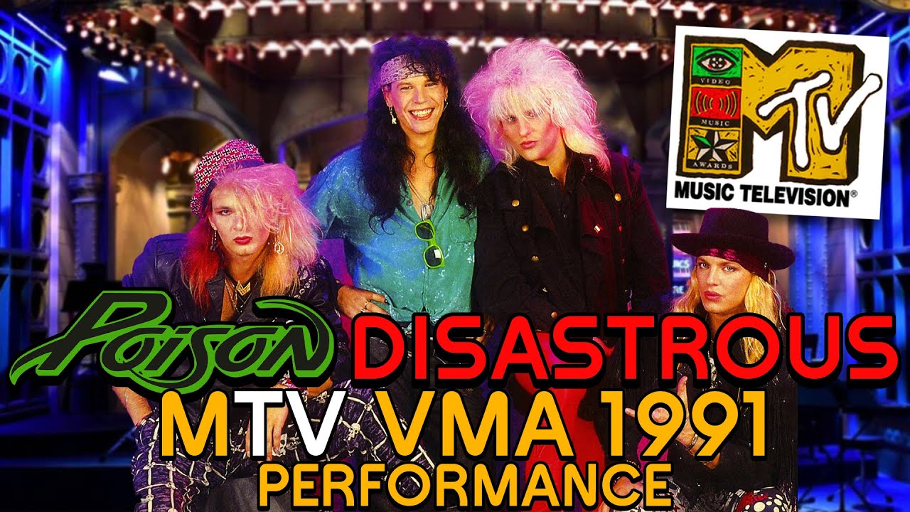 Unveiling Poison's MTV VMA Horror: A Disastrous 1991 Performance!