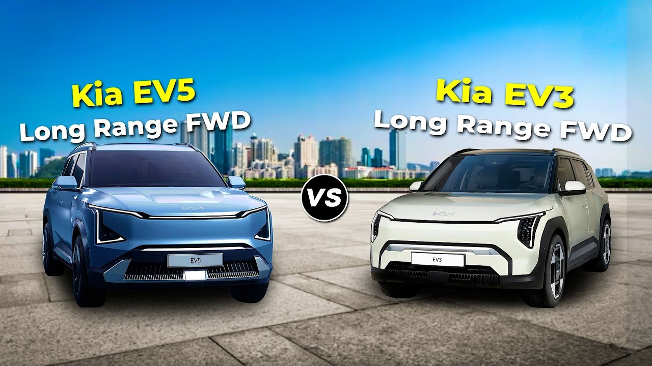 Kia EV5 Long Range FWD vs Kia EV3 Long Range FWD #compare