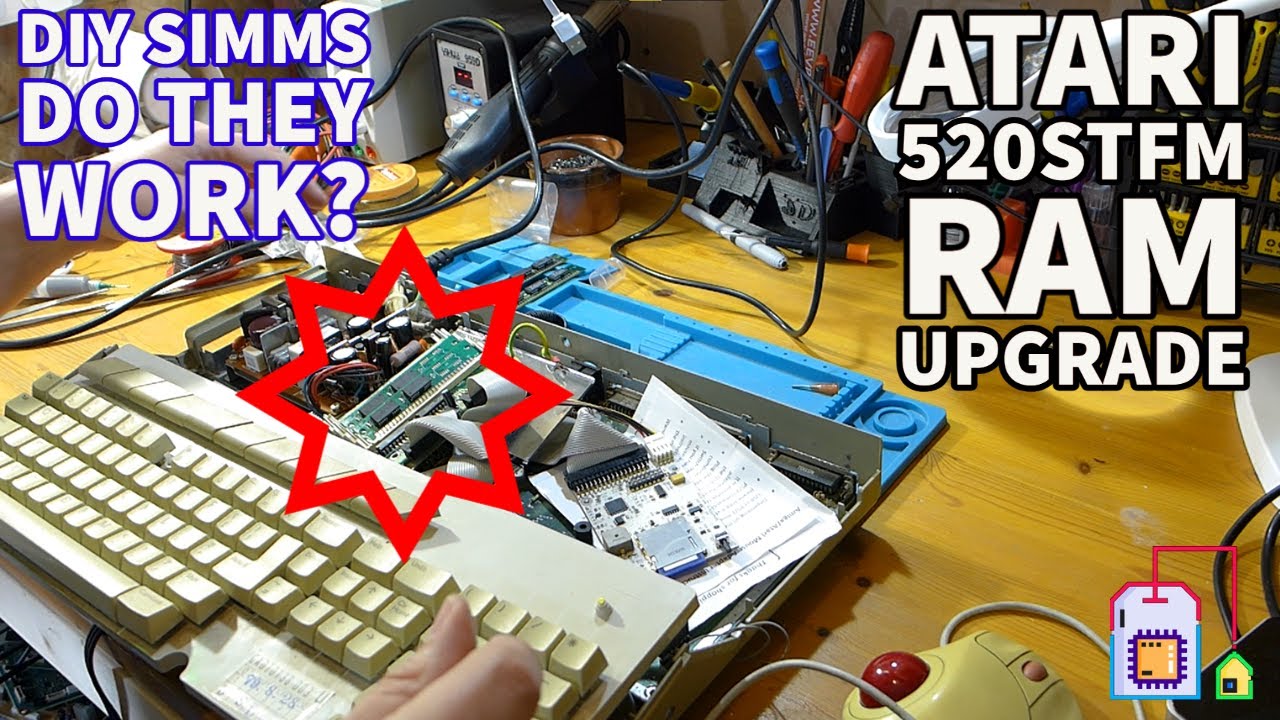 Marpet XTra RAM Deluxe 4MB upgrade for my Atari STFM. Turning it into a 4160STFM.
