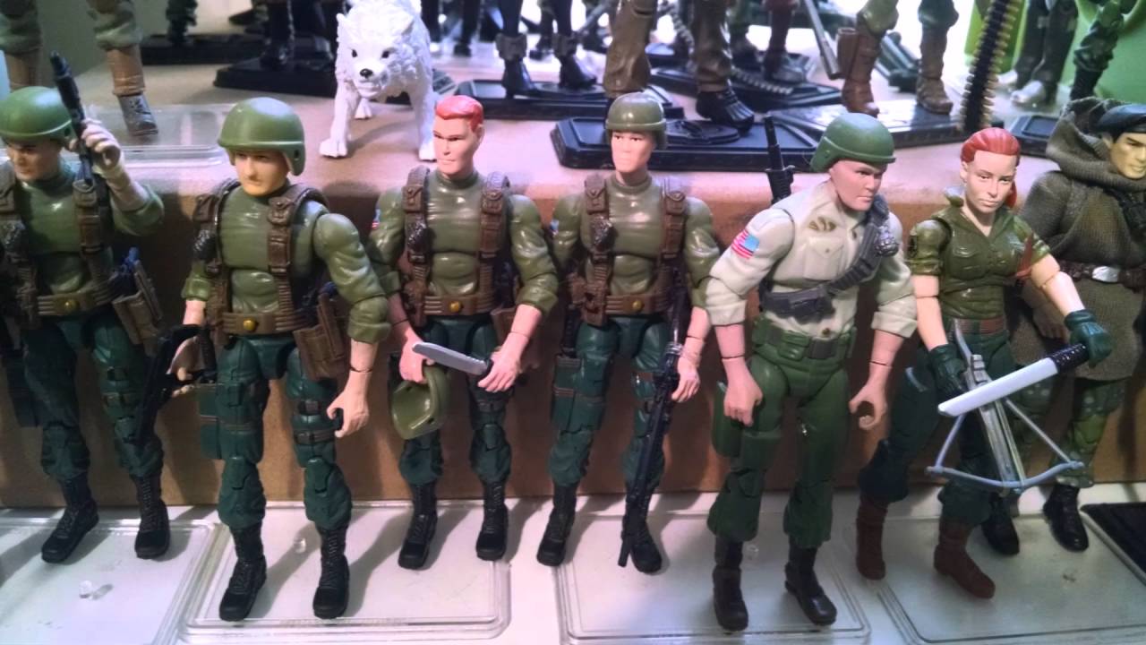 GI Joe Toy Collection pt.2 DTC - 50th (2016) By environment (Largest loose display of toys?)