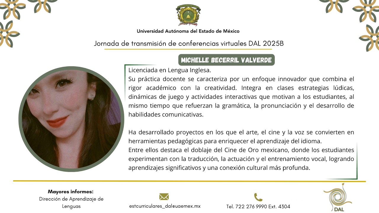 DALUAEMéx: Del cine de Oro al Aula:Experiencias de doblaje en inglésUn proyecto universitario
