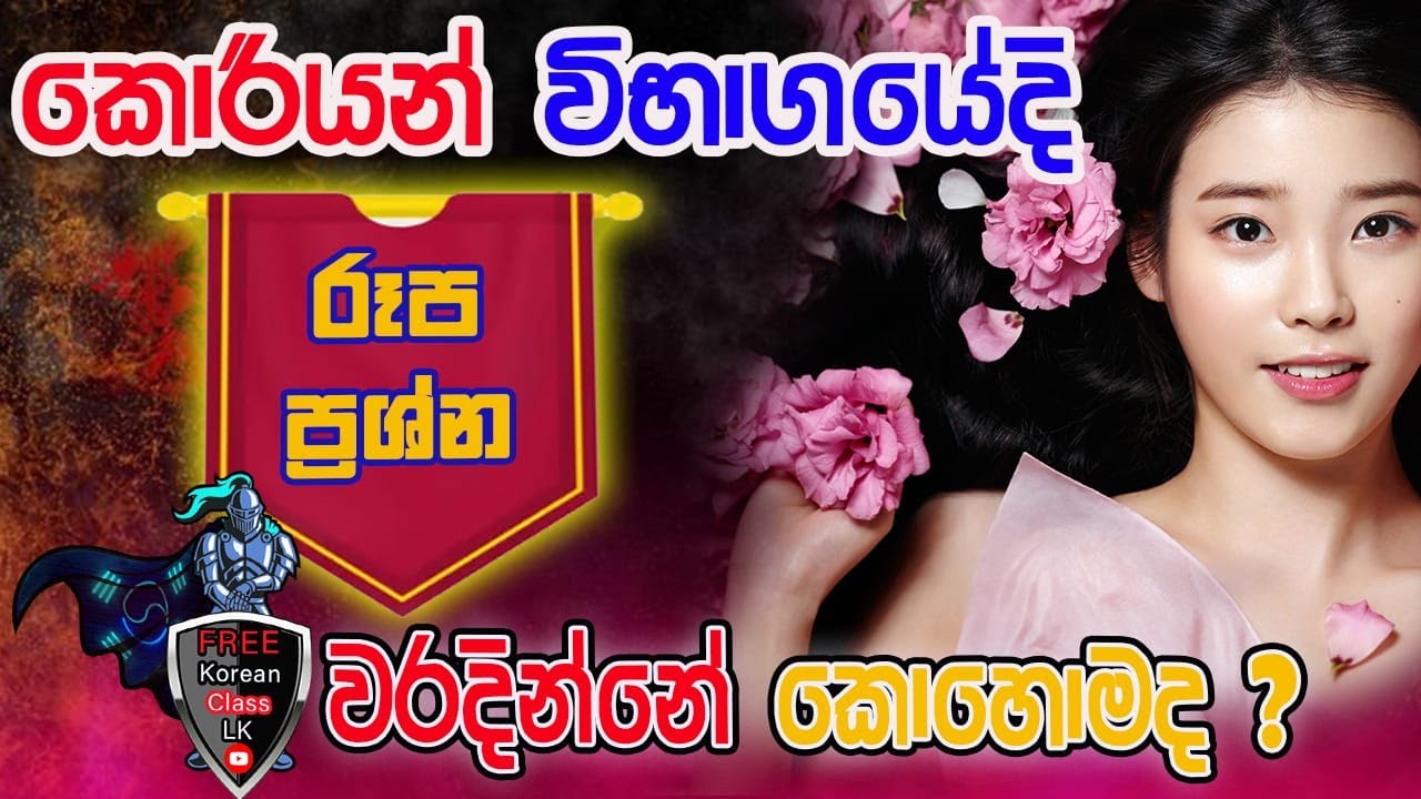 කොරියන් විභාගයට අනිවාරෙන් එන රූප ප්‍රශ්න වරදින විදිහ | Korean exam 2024 @FreeKoreanClassLK
