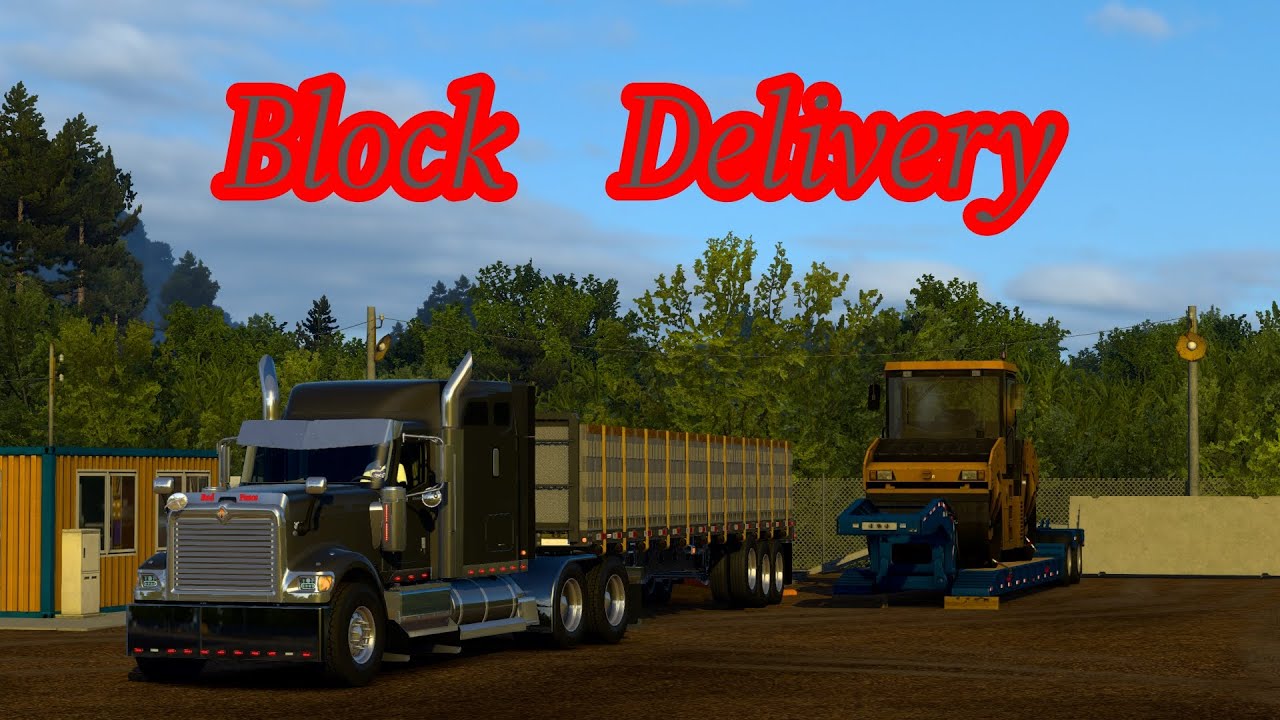 Block Delivery | Cummins N14 | American Truck Simulator 