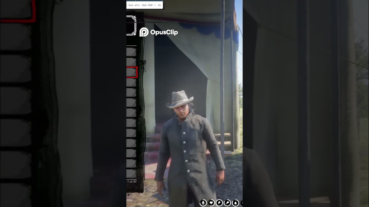 Outfit Baru & FPS Lock Gameplay Seru! RDR2 RolePlay Cakrawala Country! #redm #ccrp #gaming #shorts