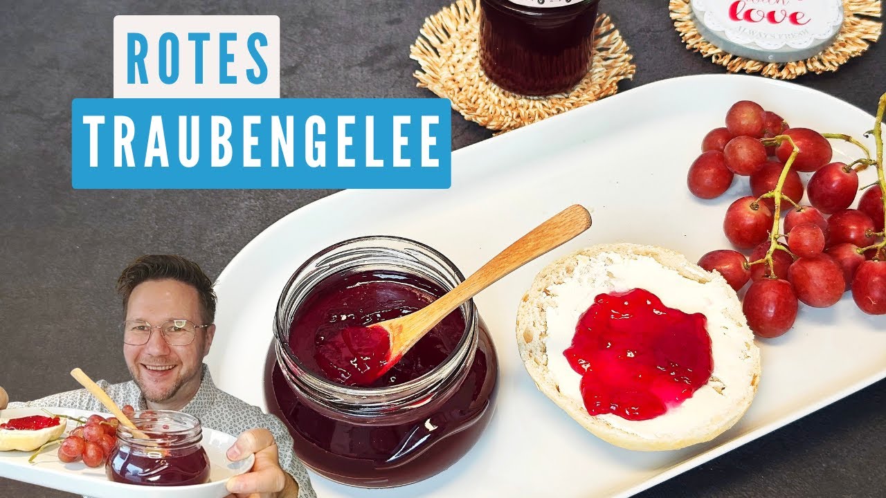 Rotes Traubengelee I Mein bestes Rezept I Lecker und intensiv im Geschmack I Thermomix® TM7