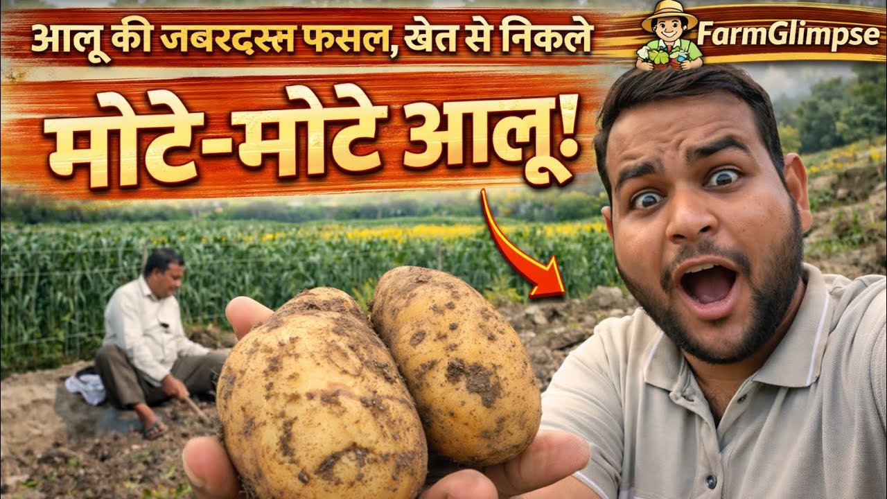 आलू की जबरदस्त फसल, खेत से निकले मोटे-मोटे आलू | और अच्छे क्वालिटी के आलू निकले | #villagelife 