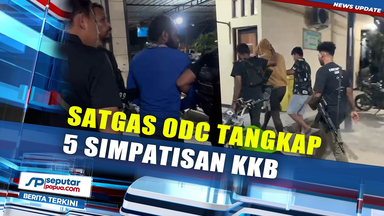 Satgas ODC 2026 Tangkap 5 Simpatisan Pemasok Logistik dan Amunisi Untuk KKB Aibon Kogoya di Nabire