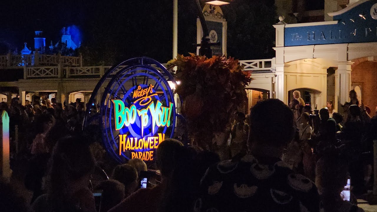 Boo to You Parade of Mickey's Not So Scary Halloween Party on August 11th 9:15 - Full Show