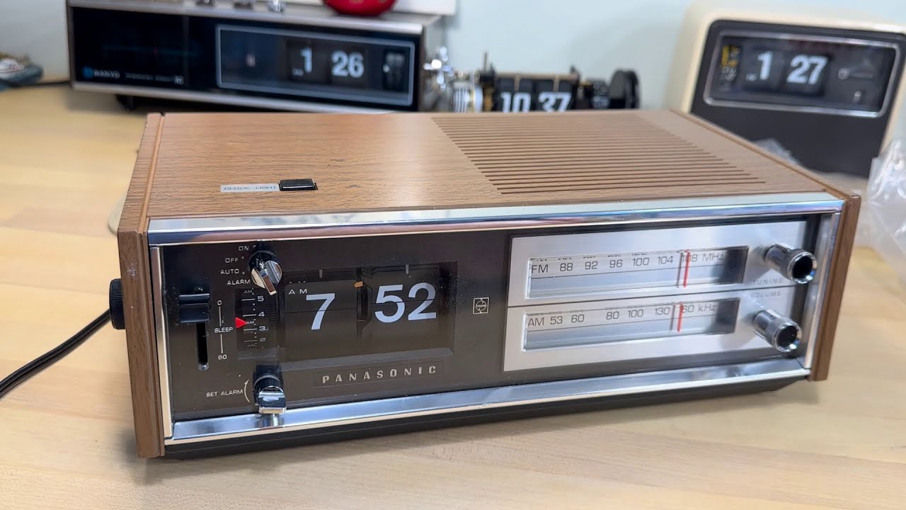 Panasonic RC-6530 Flip Clock Back to Working