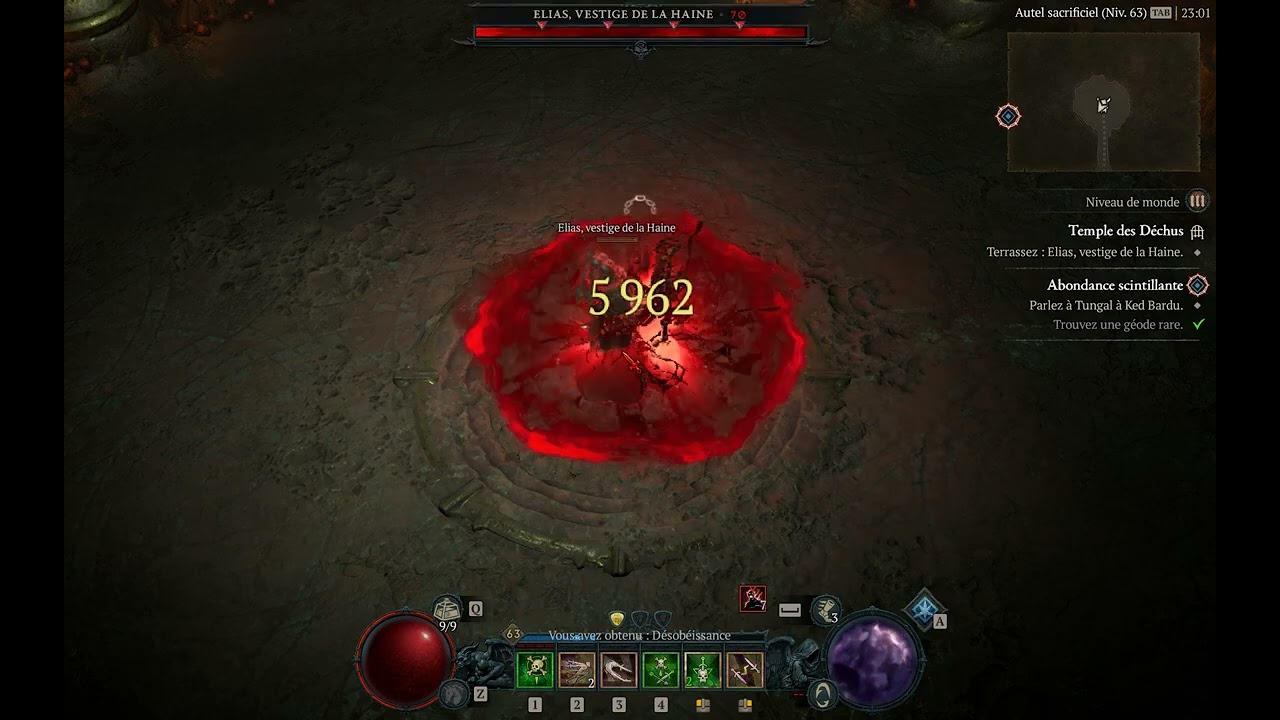 D4 Season 2 - Poison TB Rogue - lvl 63 T4 Dungeon boss : 14 seconds