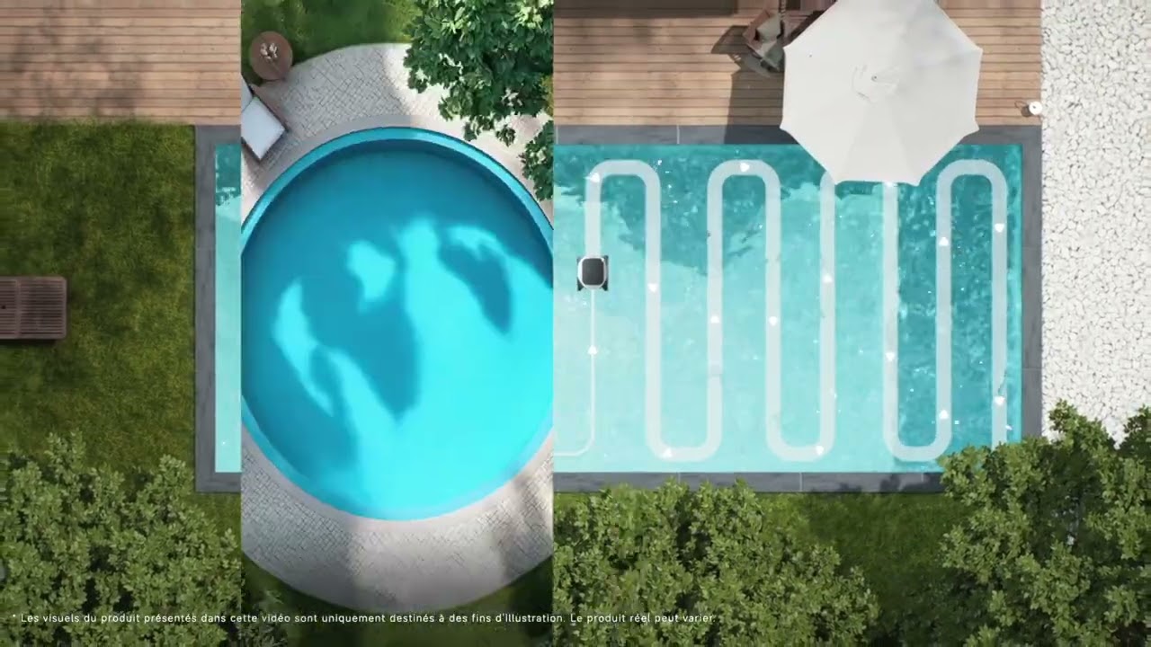 DREAME Robot de nettoyage de ligne d'eau J1