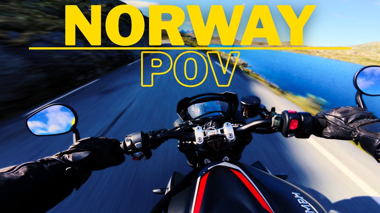 Riding the Norwegian Mountains on a Perfect Day | Motorcycle POV