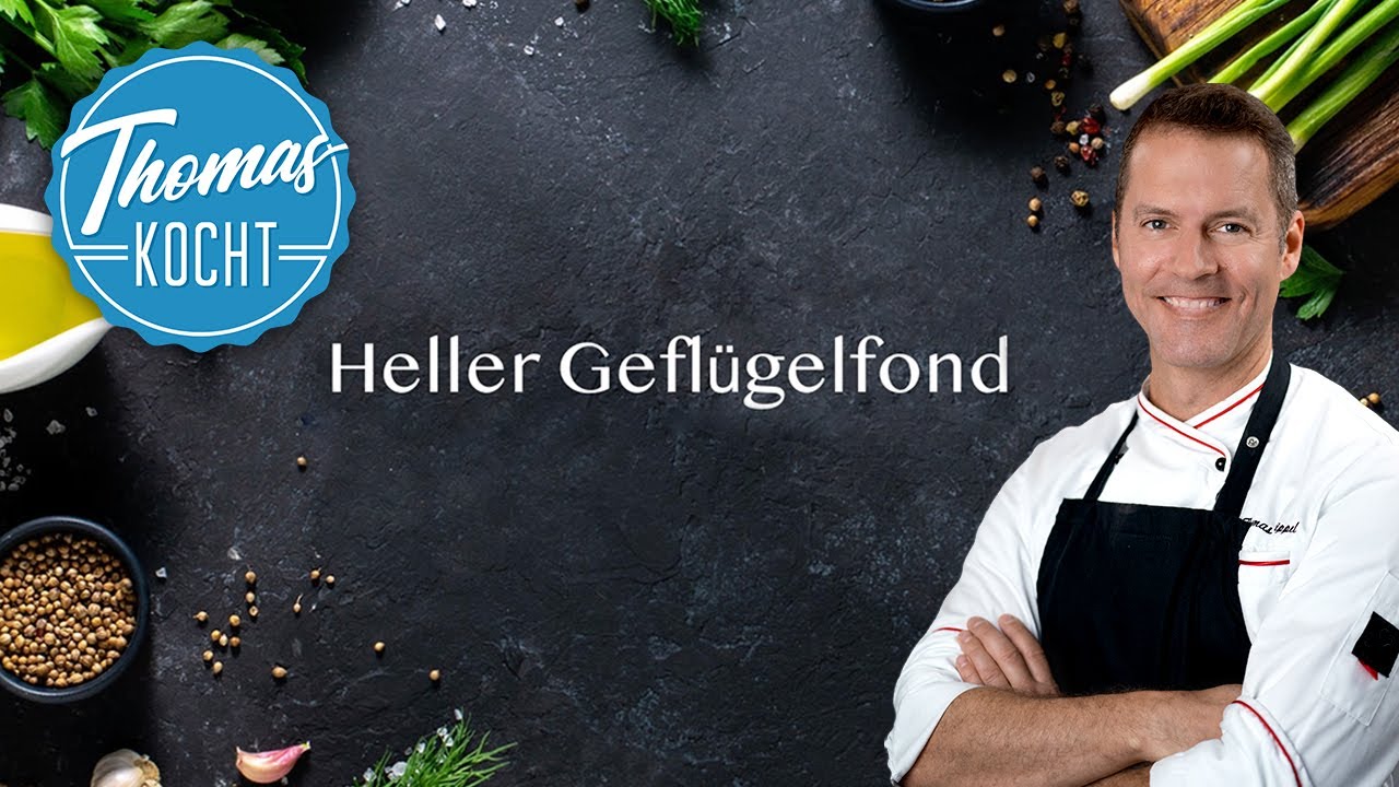 Hühnerbrühe selber machen (GRATIS Lektion aus meinem Saucenkurs)