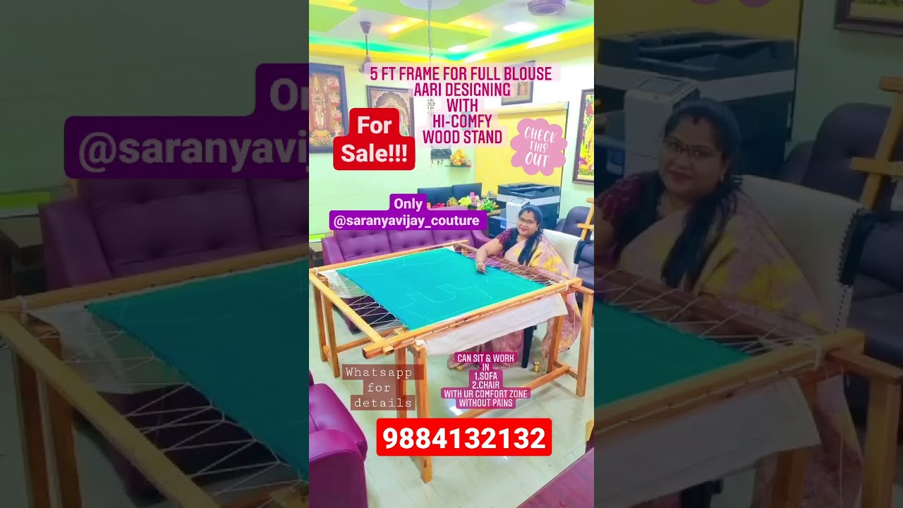 Mega AARI HiFi - PRO Cot with comfy Stand on - Sale!!!  Whatsapp:- 9884132132 @saranyavijay_couture