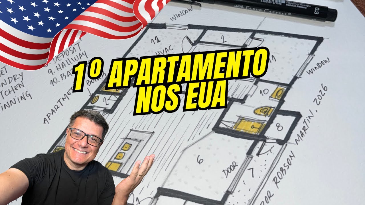 PRIMEIRO APARTAMENTO NOS ESTADOS UNIDOS