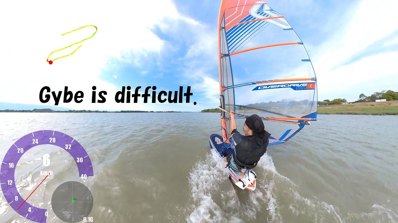 Gybe is difficult.