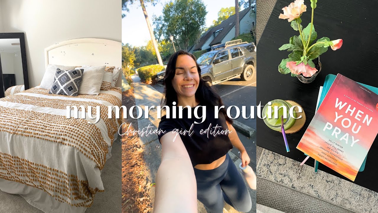 CHRISTIAN GIRL MORNING ROUTINE ☀️🙏🏼 starting your day with God