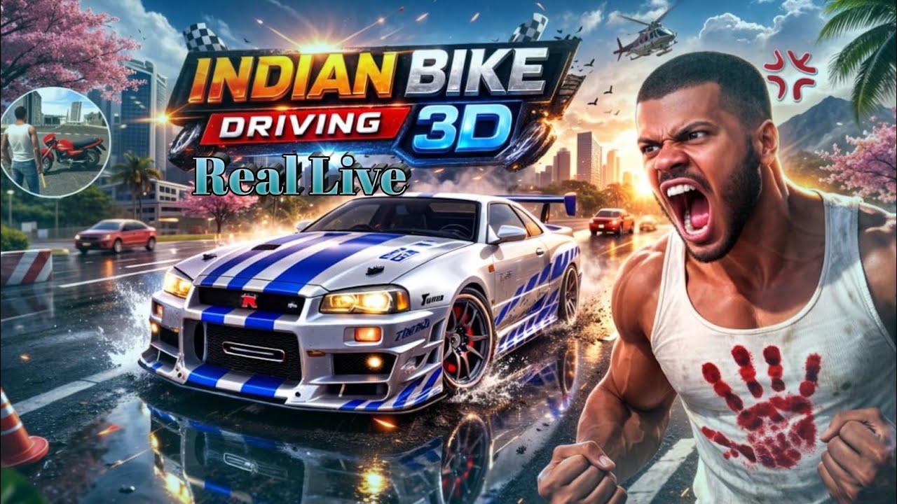 🔴LIVE ON || INDIAN BIKE DRIVING 3D!!HAED CHELLENG CARS VS BIKE !! #indiangamerz3yt#livestream