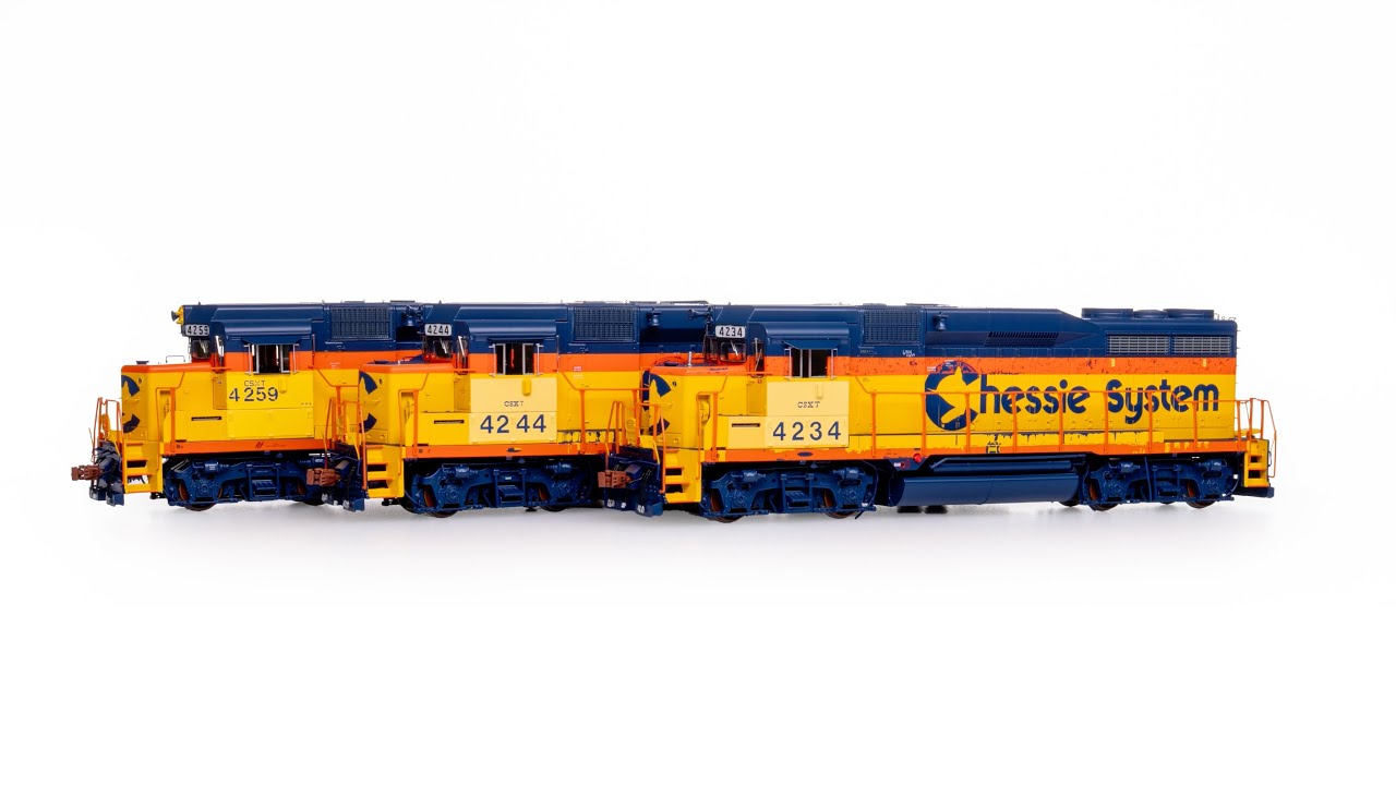 Видеоролик о заклепочном счетчике HO CSX Chessie 