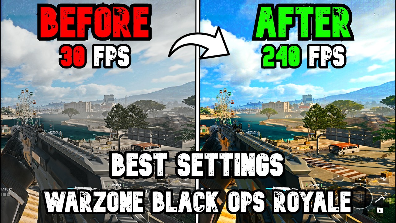 New BEST WARZONE BLACKOUT SETTINGS! (Optimize FPS & Visibility)