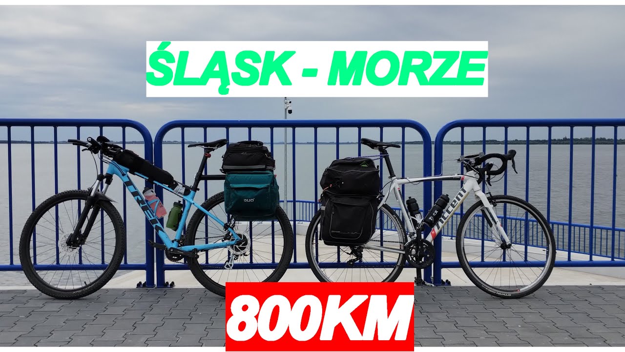 Wyprawa rowerowa nad Morze Bałtyckie - 800km! Z sakwami i nocowaniem na dziko | 2024