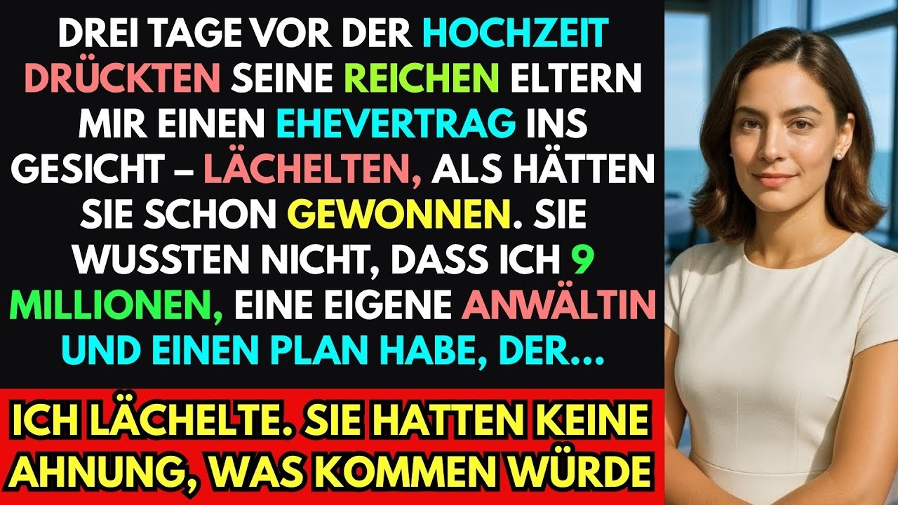 „Unterschreib oder die Hochzeit platzt“,forderte seine Familie–sie wussten nicht 9 Mio ändern alle