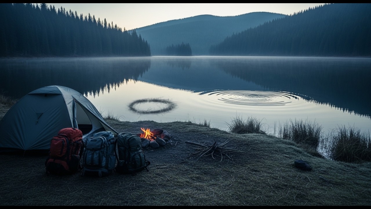 TREI PRIETENI AU PETRECUT NOAPTEA LÂNGĂ UN LAC DIN CARPAȚI. DIMINEAȚA, CEVA ERA DIFERIT