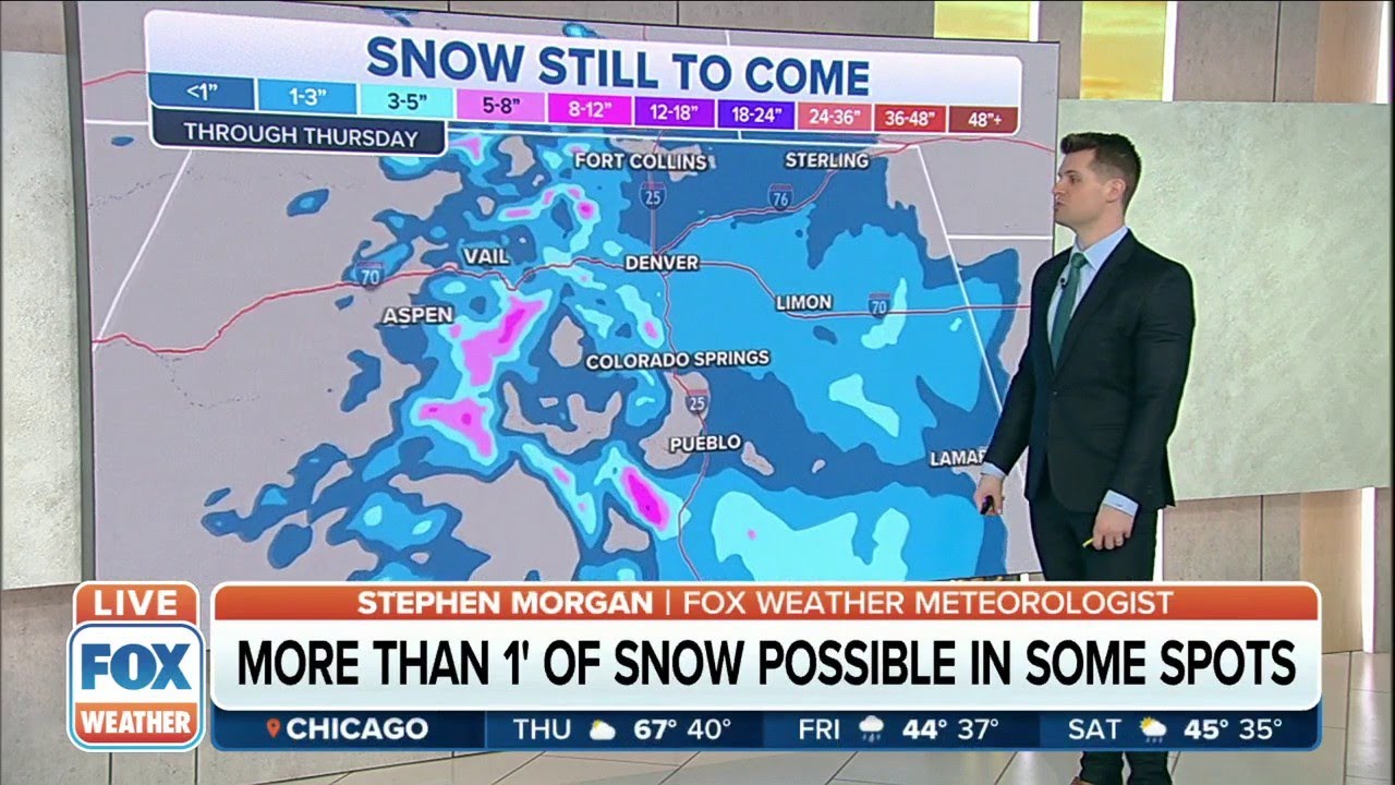 Heavy Snowfall Rates Could Top 2 Inches An Hour For Parts Of Colorado