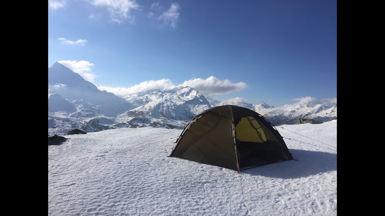 Wintertour- Surettasee (CH) - Übernachtung im Hilleberg Staika auf 2272m