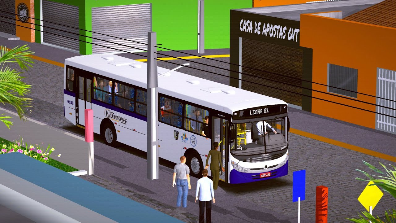 [GAMEPLAY] Nova rota da Linha 01 do Mapa Rural - Proton Bus Simulator