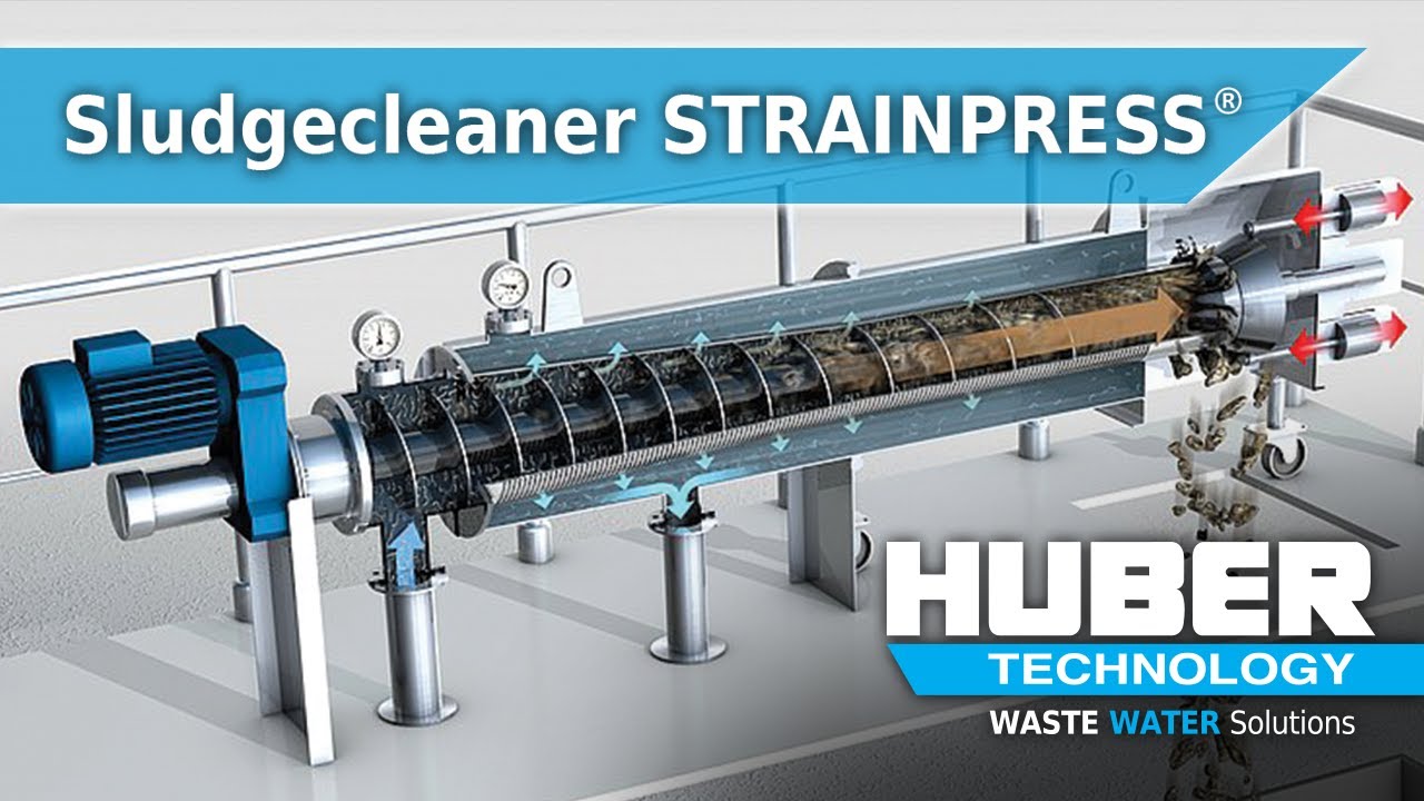 Sludgecleaner STRAINPRESS® by HUBER Technology, Inc.