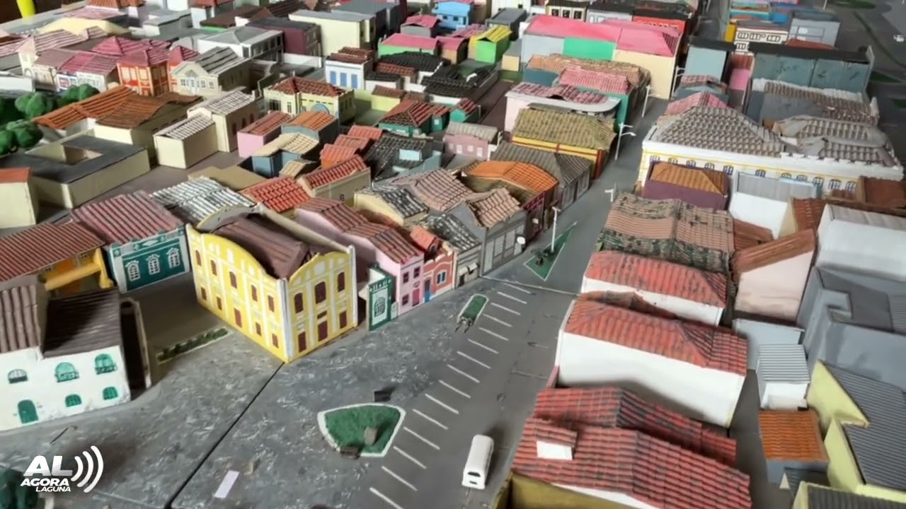 Confira como ficou a maquete do Centro Hist&oacute;rico de Laguna