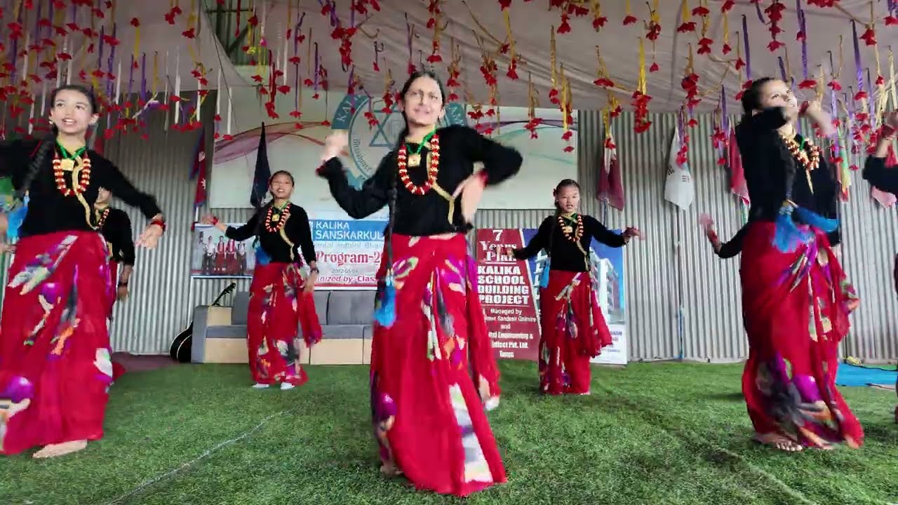 Dance Performance 01 – Organiser Team | Kalika Sanskarkulam School | Haritalika Teej 2082