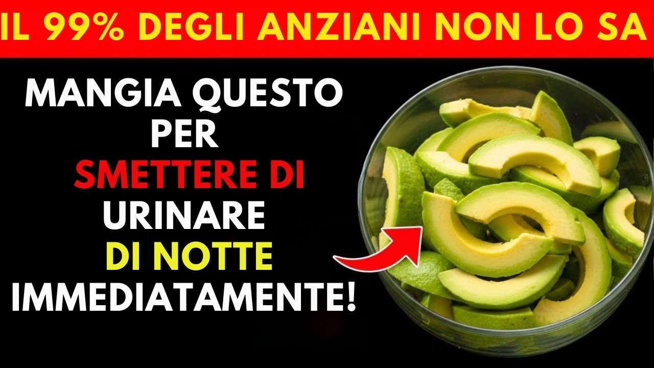 Ti svegli sempre di notte per urinare? Mangia QUESTO per risolvere rapidamente
