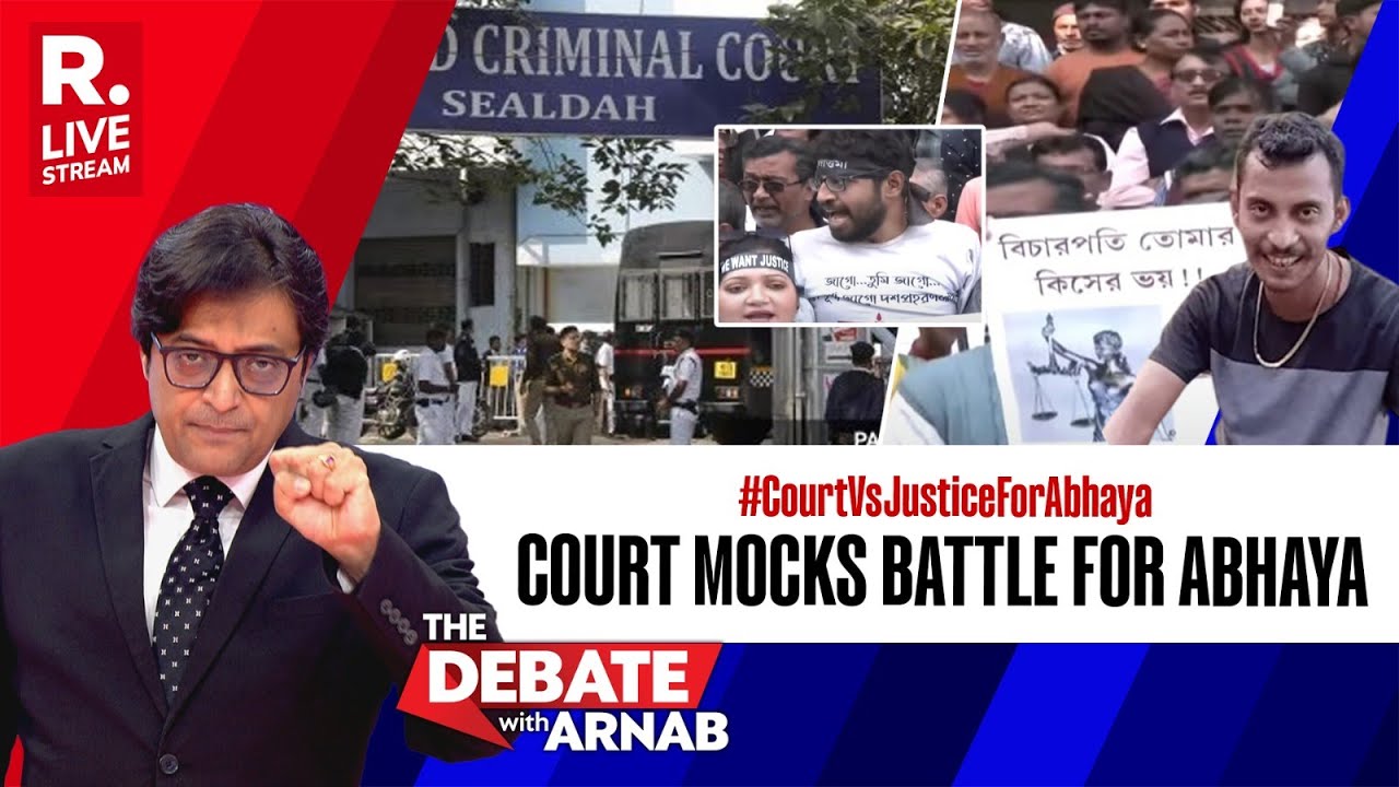 Sanjoy Roy Conviction: Court Mocks The Battle For Abhaya? The Big Debate With Arnab LIVE
