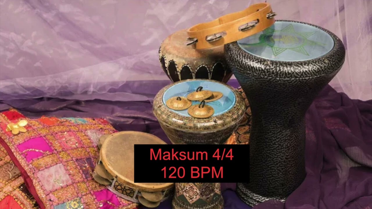 Backing Track Maksum 4/4 Percussion Loop 100 BPM