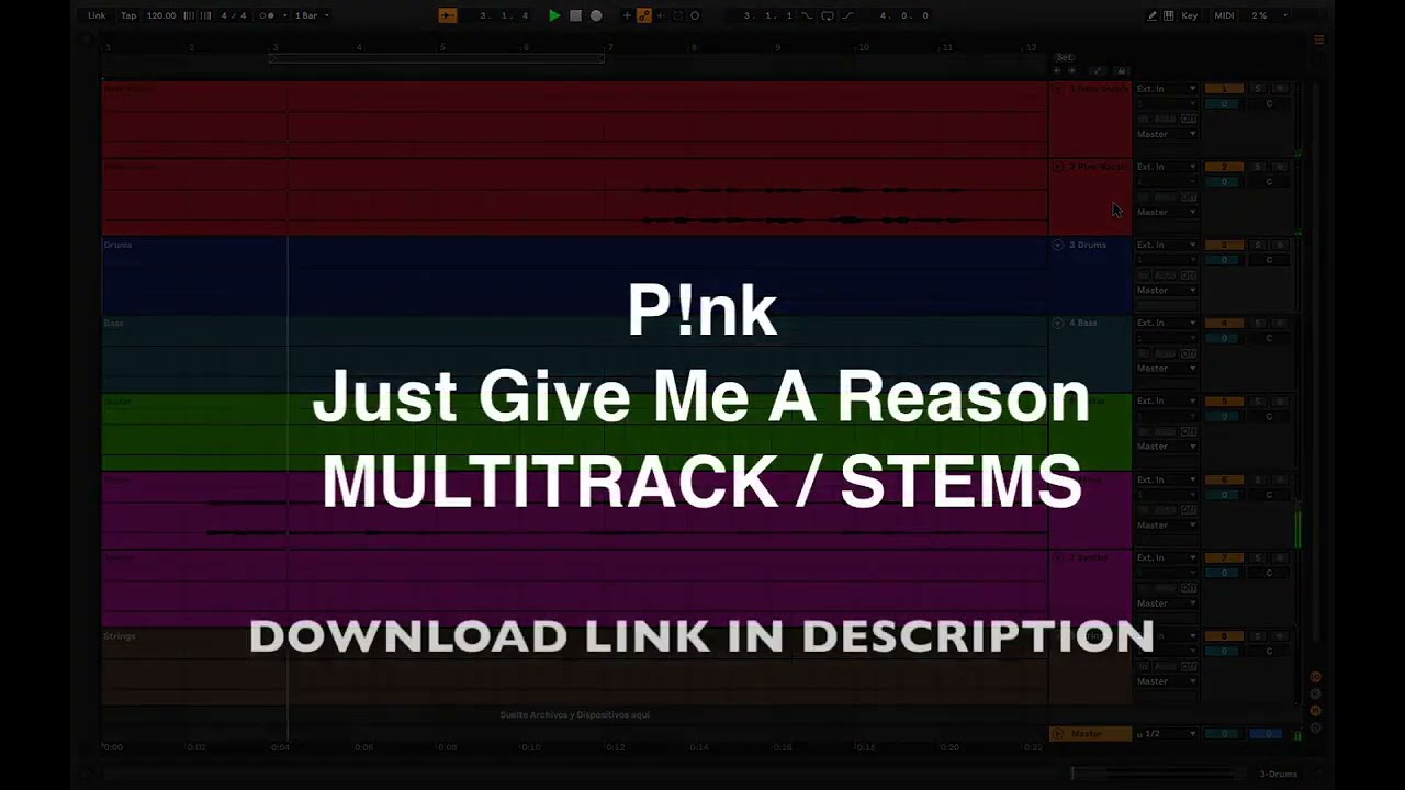 P!nk - Just Give Me A Reason | MULTITRACKS and Stems