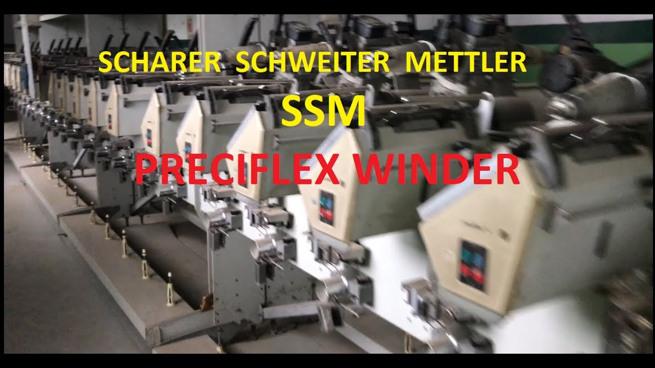 | SSM | Winder | Preciflex | Type: PS6- W/F | #madeinswitzerland | Textile | Spinning | Processing