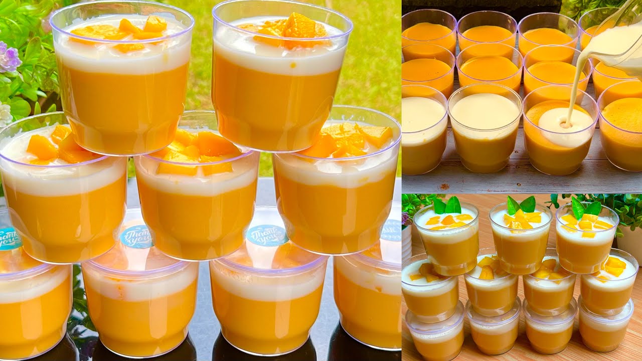 RESEP PUDING MANGGA TERENAK #pudingcup