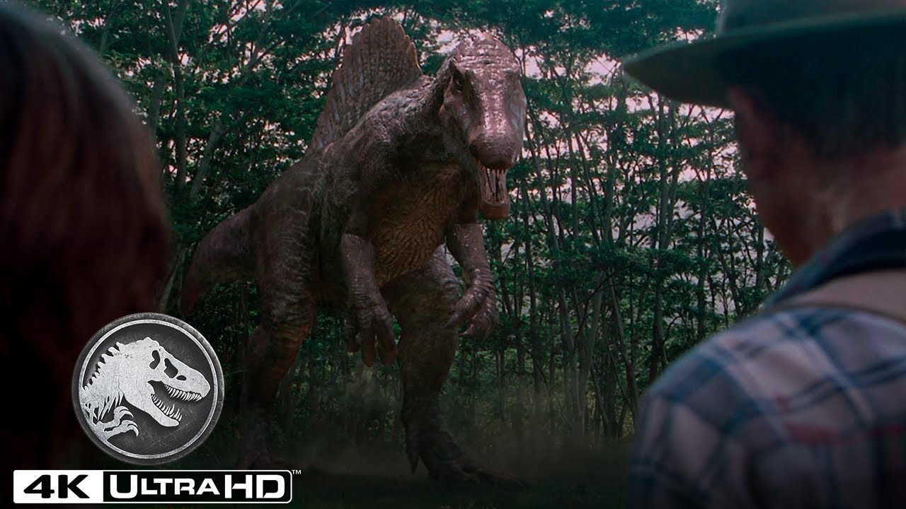 Jurassic Park 3 | A Perseguição do Espinossauro em 4K HDR