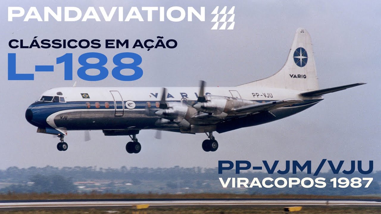 Varig Lockheed Electra | Aviation Clips 004 - em português