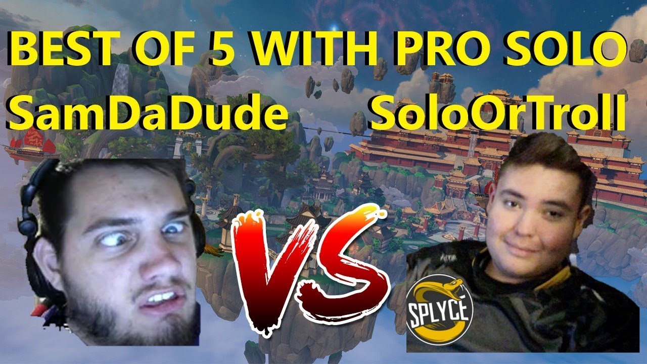 BO5 WITH SPLYCE SOLO LANER SoloOrTroll - Grandmasters Ranked 1v1 Duel - SMITE
