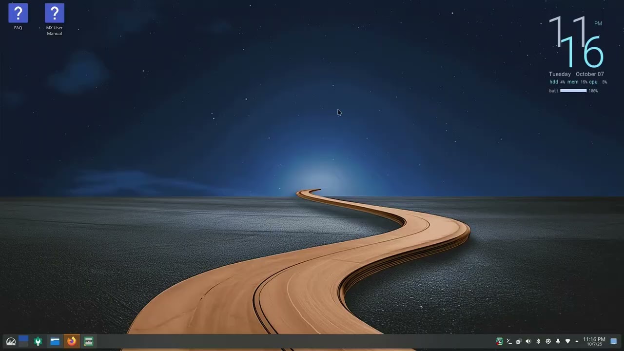 MX Linux 25 | KDE Plasma 6.3.6 | Beta