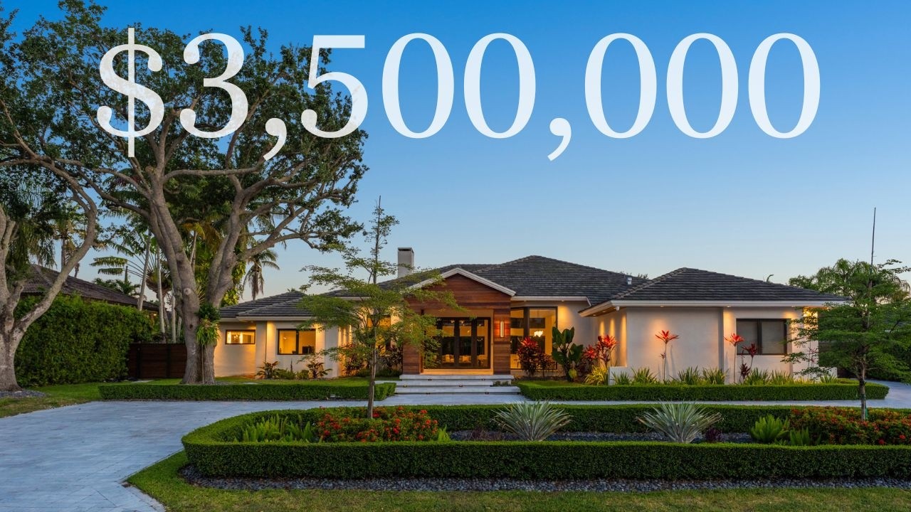 $3.5M Miami Luxury Home with Resort-Style Backyard, Designer Interiors & Smart Home | 10040 SW 124